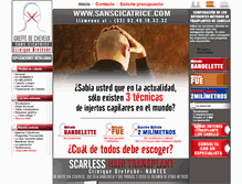 Tablet Screenshot of es.sanscicatrice.com
